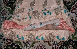 90%off💥 Net Heavy Golden Thread Embroidry Lehenga