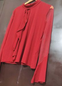 Rust Maroon Top For Girl Or Women 38 Bust