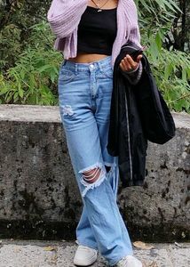 Lavender Knit Cardigan