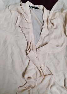 Zara Off White Dress Shirt