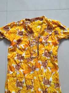 Yellow Kurti