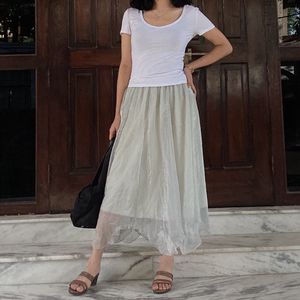 Korean Fairycore Pinterest Skirt