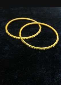 Gold Plated Metal Bangles.
