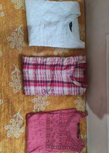 Combo Straight Cut Kurtis