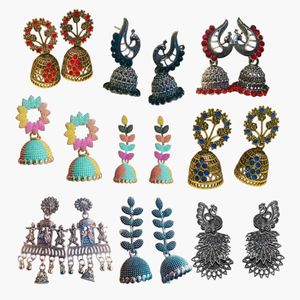 Pack Of 9 Medium Size Earrings