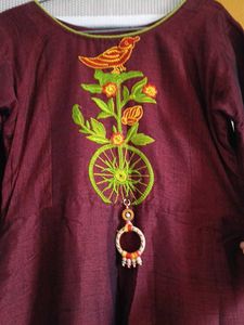 Elegant Embroidered Kurta