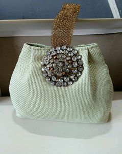 Beautiful Green Potli Bag