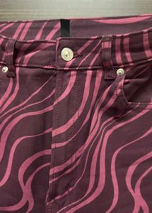 H&amp;M Wavy Pattern Jeans