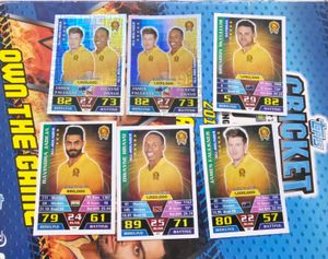 Topps Cricket Attax 2016 Gujarat Lions Team Set