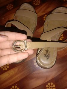 Stylish nude sandal