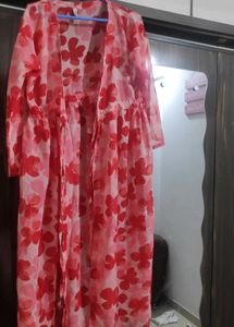 Long Maxi Dress Shrug For Women