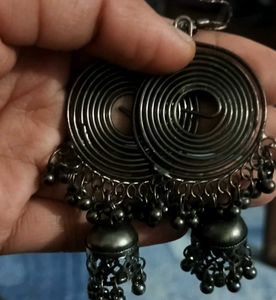 Boho Jhumka Earrings