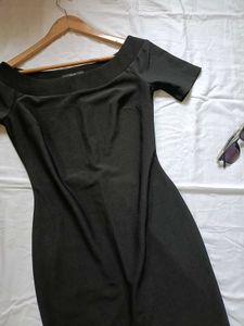 Black Unused Bodycon Dress