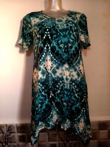 🎁Buy 2, Get 2 Free🎁Teal Patterned Dress