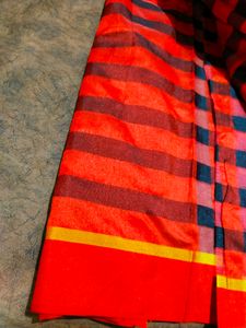 Red And Black Saree