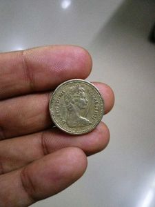 British One Pound Since 1983 ELIZABETH