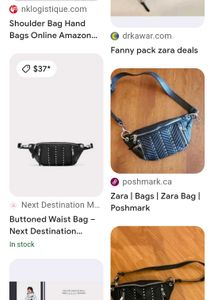 zara waist bag