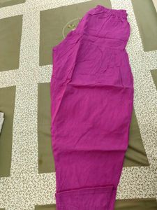 Purple salwar with elatic waist 30-32