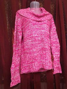 L.e.i. Rose Pink High Neck Top