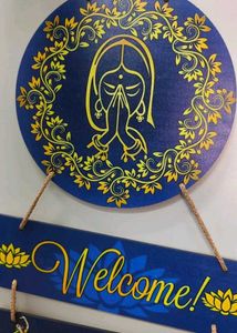 Wooden Wall Hanging With Beautiful Design