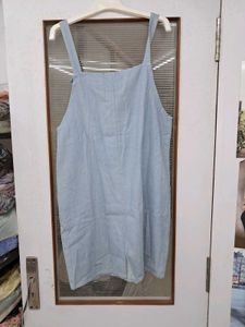 Cute Denim Overall Dress