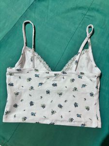 Lace Trimmed Cami Top