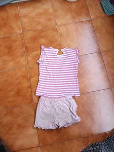 Cute Girls&#39; Top &amp; Shorts Set