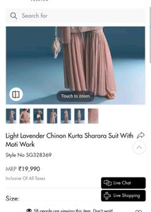 Embroidered Sharara Kurta Sets With Free Amrican