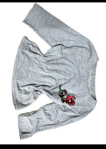 Rose Embroidered Crop Top🪬🔥