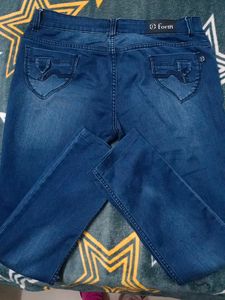 Ladies Jeans Blue Colour