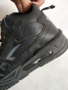 Asian Black High-Top Sneakers