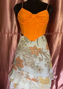 Shein Top And Skirt Combo