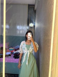 Olive Green Sundress