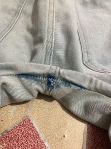 Light Wash Cargo Jeans