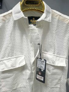 Semi Sheer Fabric (Transparent), Full Sleeve Shirt