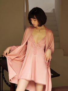 Eblin Satin Lace Set