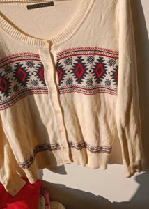 Cream Coloured Cardigan