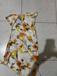 Floral Print Mini Dress
