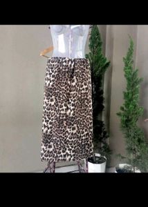 Animal Print Skirt
