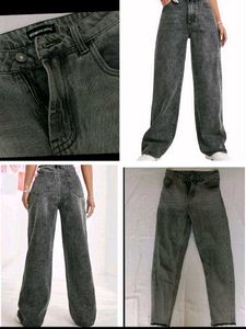 Charcoal Baggy Jeans