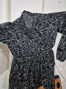 Abstract Print Dress