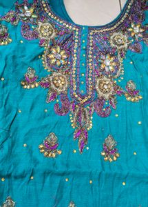 Kundan Work Kurti