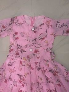 Floral Pink Party Dress