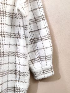 imported luxury women&#39;s plaid overcoat