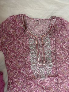 Pretty Pink Sequin+Embroidery Heavy Suit