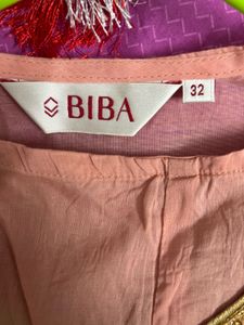 Elegant Pink &amp; Gold Kurta