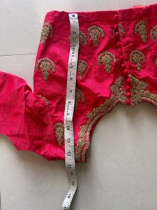 Embroidery And Diamond Work Bride Lehnga