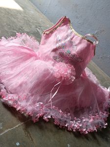 pink Princess Fancy Pari Frock &amp; Dress