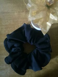Handmade Frill Georgette XXL Scrunchies | Soft, El