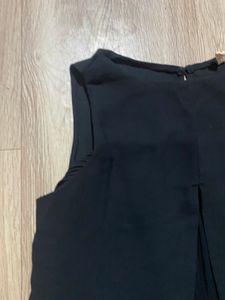 Black Chiffon Formal Top